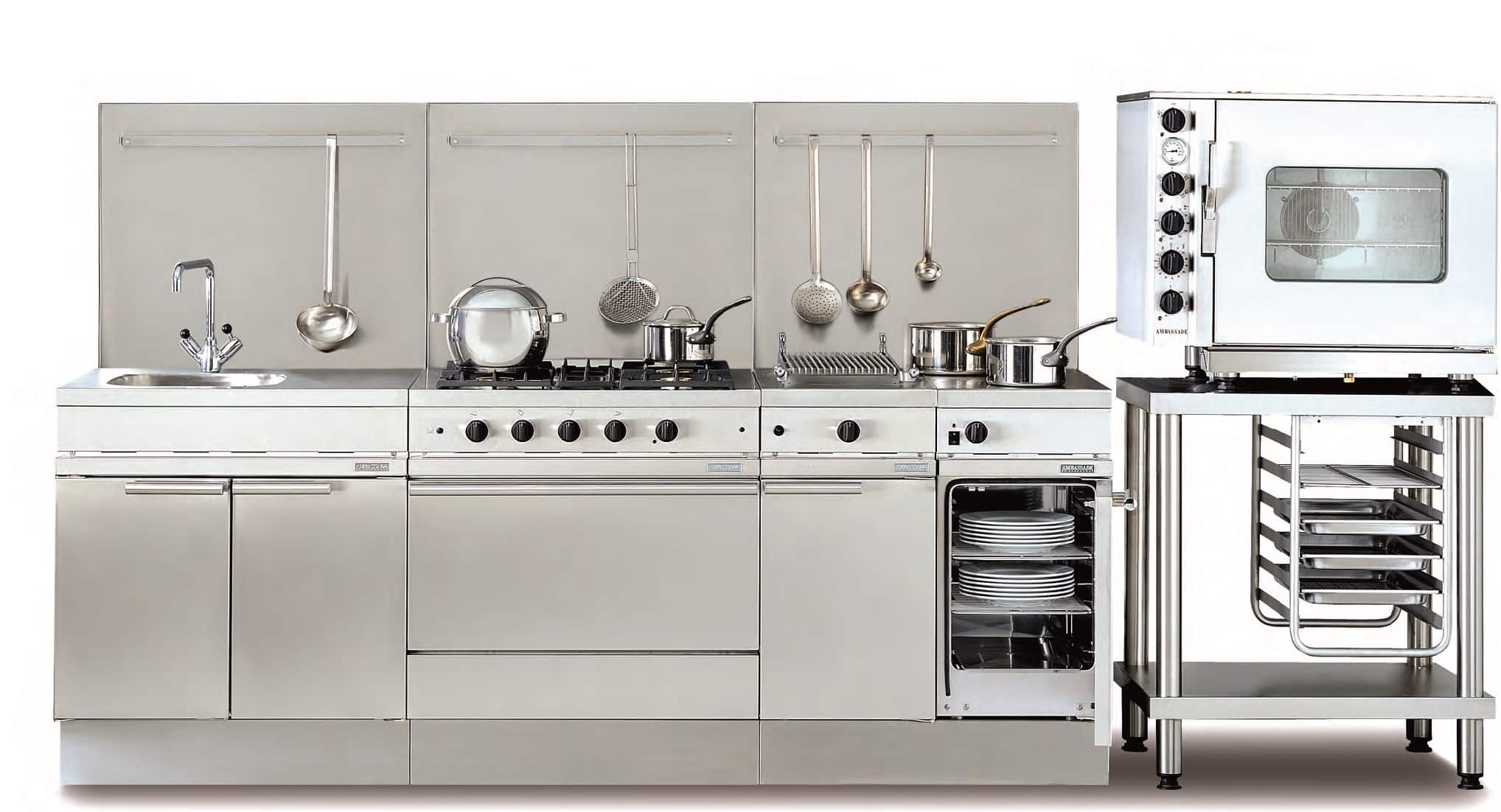 FOURNEAU 4 FEUX A GAZ SUR FOUR GAZ -D74/10CGG - Planet kitchen